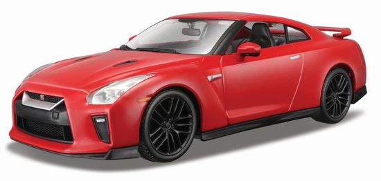 BBurago 2017 Nissan GT-R 1:24 červený