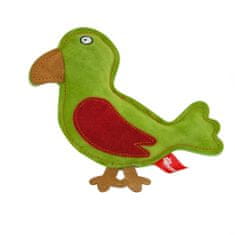 Akinu hračka ptáček PREMIUM kůže zelený