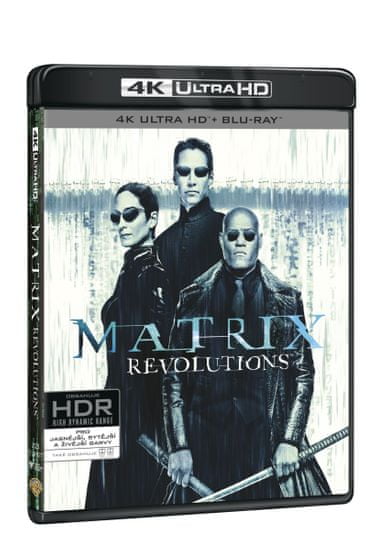 Matrix Revolutions (3 disky) - Blu-ray + 4K ULTRA HD