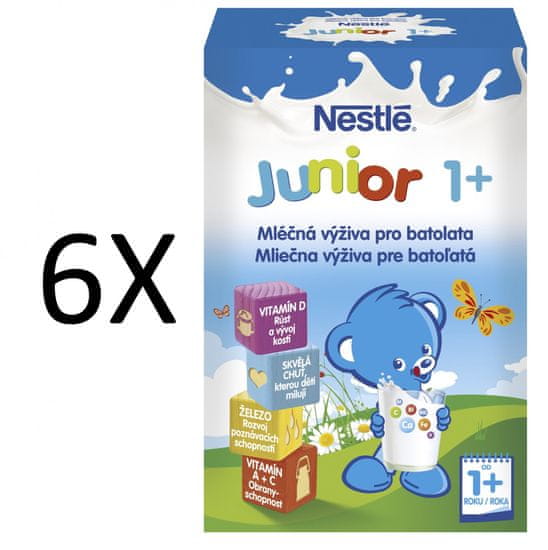 Nestlé mléko Junior Doremi 1+ 700g 5+1 zdarma