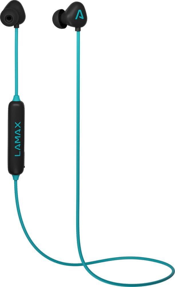 LAMAX Tips1 bezdrátová sluchátka, tyrkysová