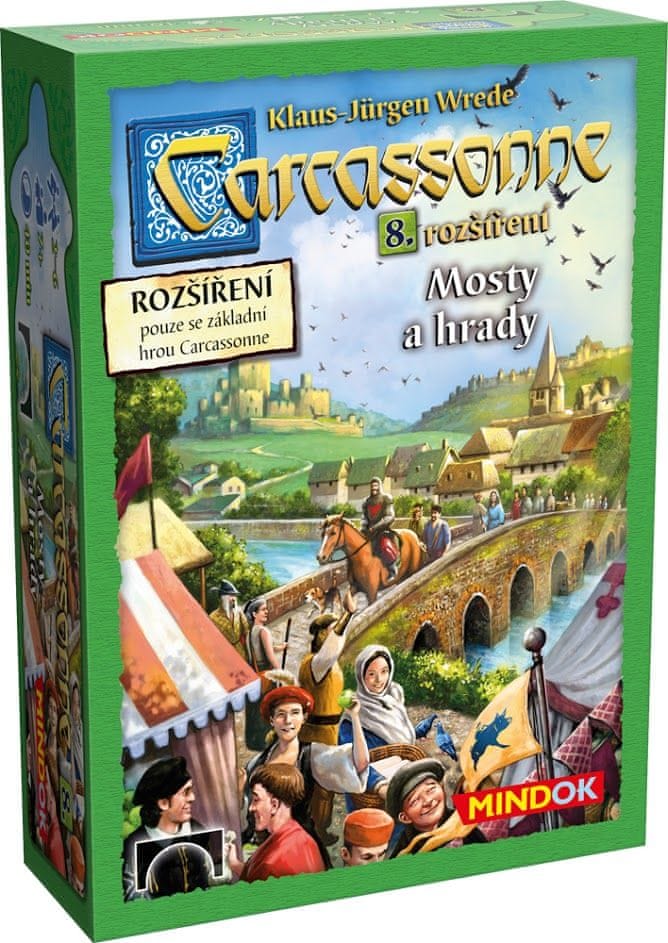 Levně Mindok Carcassonne - rozšíření 8 (Mosty a hrady)