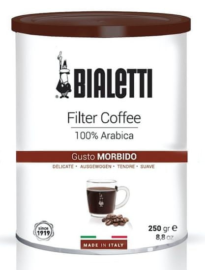 Bialetti Coffee Tin Morbido 250g