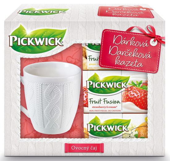 Pickwick Dárkové balení ovocných čajů s hrnkem
