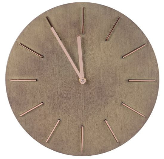 Kaemingk Nástěnné hodiny 30,5x4,2cm, plastové s dřevěným vzhledem - zánovní