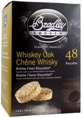 Bradley Smoker Whiskey Dub 48 ks - Brikety udící