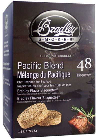 Bradley Smoker Pacific Blend 48 ks - Brikety udící