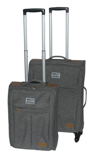 Koopman Set 2 ks cestovních kufrů, světle šedá