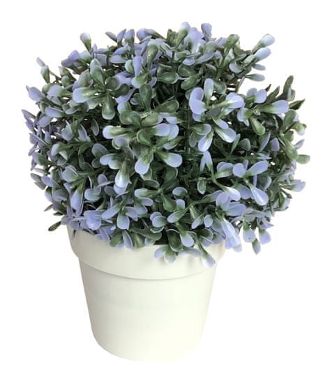 Koopman Dekorativní květina v květináči,20 cm modrá