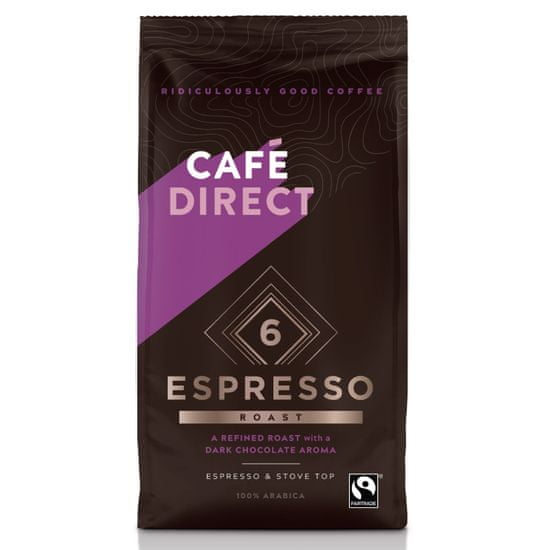 Cafédirect Espresso 100% Arabica mletá káva 227g