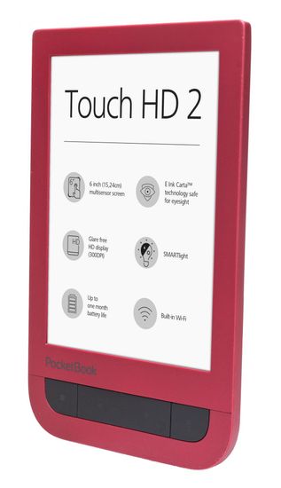 Elektronski bralnik Touch HD 2, rubinasto rdeč