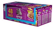 Whiskas Casserole kapsičky drůbeží výběr v želé pro dospělé kočky 48 x 85 g