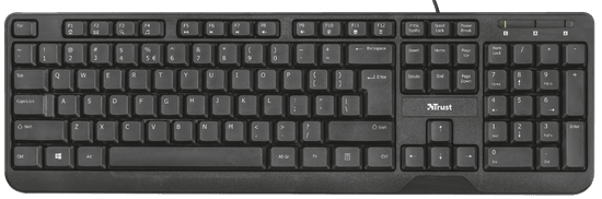 Trust Ziva Multimedia Keyboard, CZ/SK (22173)