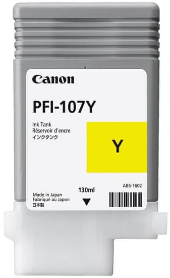 Canon PFI-107Y, žlutá (6708B001)