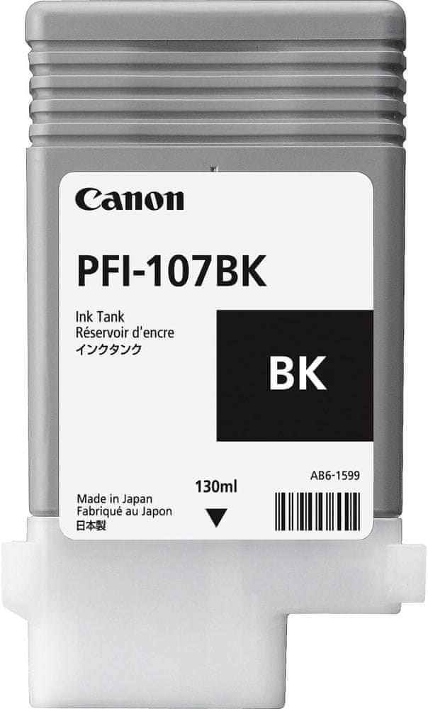Canon PFI-107BK, černá (6705B001)