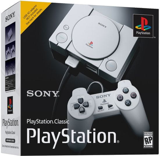 Sony PlayStation Classic, šedá (PS719999591)
