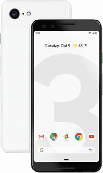 Google Pixel 3, 64 GB, Clearly White