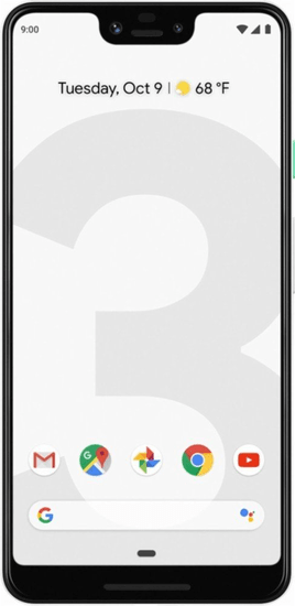 Google Pixel 3 XL, 4GB/64GB, Clearly White