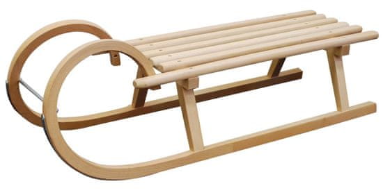 Sulov Dřevěné saně SPORT, sedák dřevo, 105cm