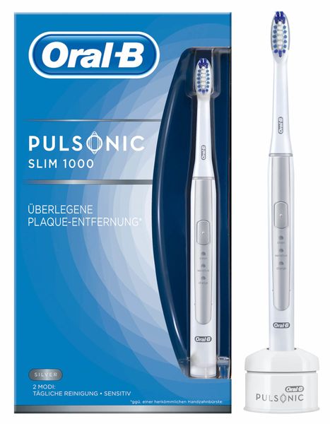 Oral-B Pulsonic SLIM 1000 Silver časovač