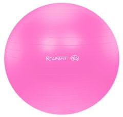 LIFEFIT Gymnastický míč ANTI-BURST 65 cm růžový