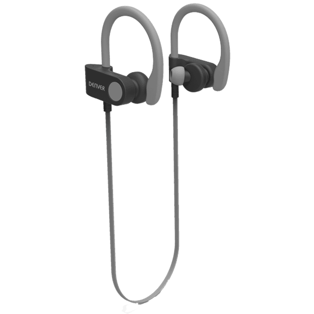 Levně Denver BTE-110 bezdrátová sluchátka, šedá