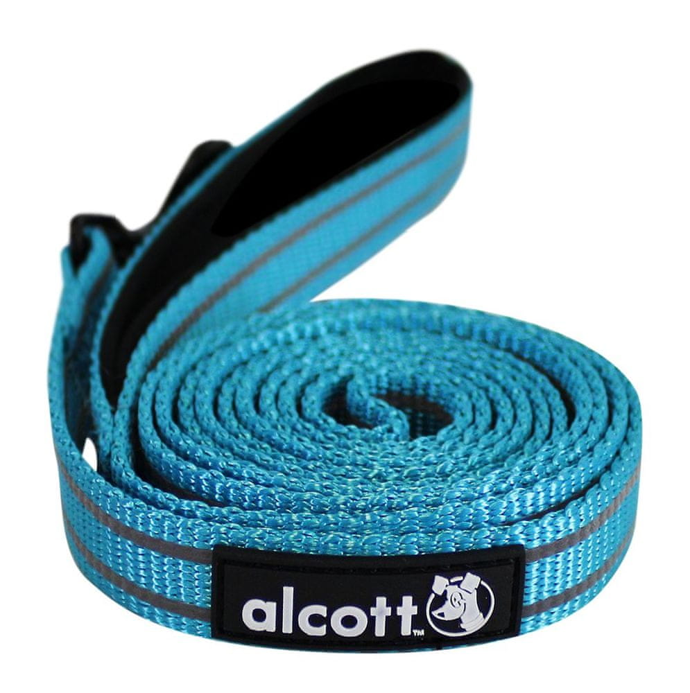 Alcott Reflexní vodítko pro psy, modré vel. L