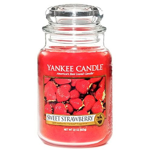 Yankee Candle Classic velký - Sladké jahody, 623 g