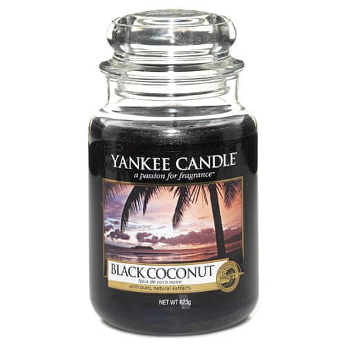 Yankee Candle Classic velký - Černý kokos, 623 g