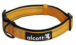Alcott Reflexní obojek pro psy oranžový