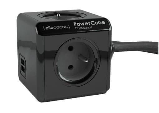 PowerCube Extended USB 3 m černá