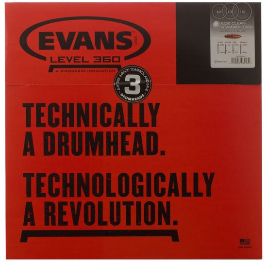 Evans EC2S Clear Standard set Sada blan na tomy