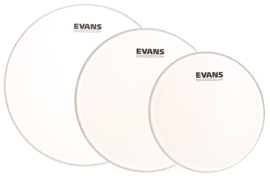 Evans Tompack: UV1 Coated - 10,12,14 Sada blan na tomy