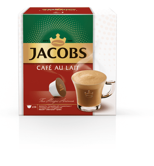 Jacobs Karton 3 x kapsle 14 ks Café Au Lait