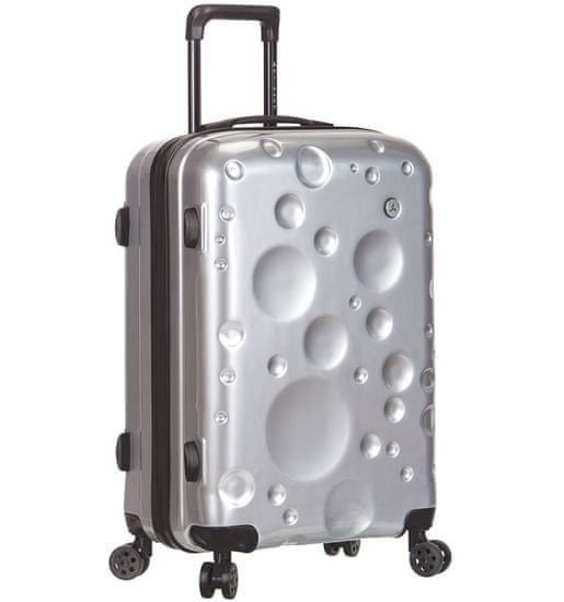 Sirocco Cestovní kufr T-1194/3-L PC - stříbrná