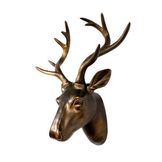 Walplus Nástěnná dekorace hlava jelena - vintage