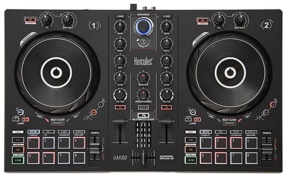 Hercules MP DJControl Inpulse 300 mixážny pult DJ Academy výučba mixovanie tutorialy
