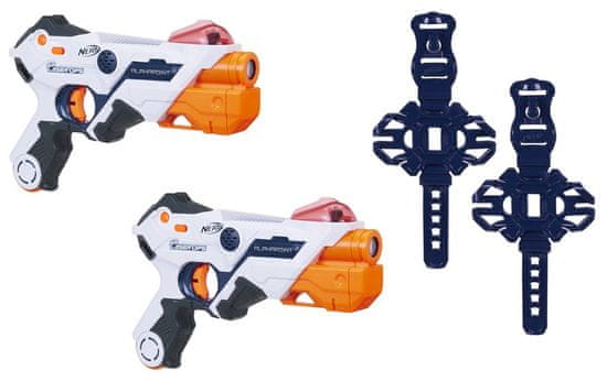 Nerf laserová pistole Alphapoint duopack - rozbaleno
