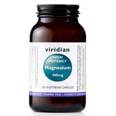 VIRIDIAN nutrition High potency Magnesium 300 mg 120 kapslí 