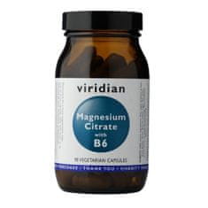 VIRIDIAN nutrition Magnesium Citrate with B6 90 kapslí 
