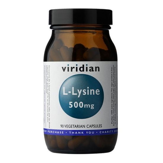 VIRIDIAN nutrition L-Lysine 90 kapslí