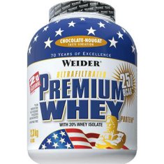 Weider Premium Whey Protein 2.3kg - čokoláda-nugát 