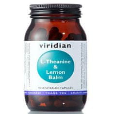 VIRIDIAN nutrition L-Theanine & Lemon Balm 90 kapslí 