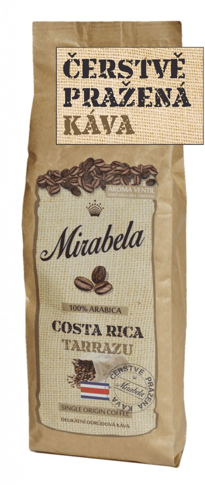 Levně Mirabela čerstvá káva Costa Rica Tarazzu 225g