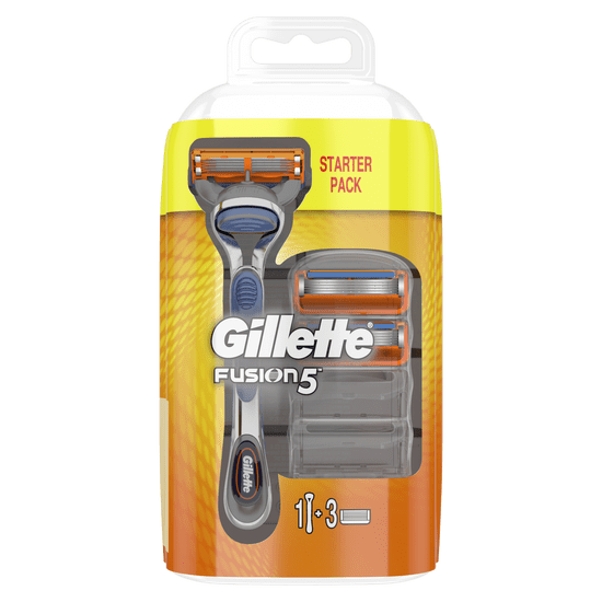 Gillette Fusion Pánský holicí strojek + 3 holicí hlavice