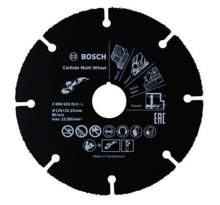 Bosch Dělící kotouč s povrchovou úpravou z tvrdokovu 125 mm