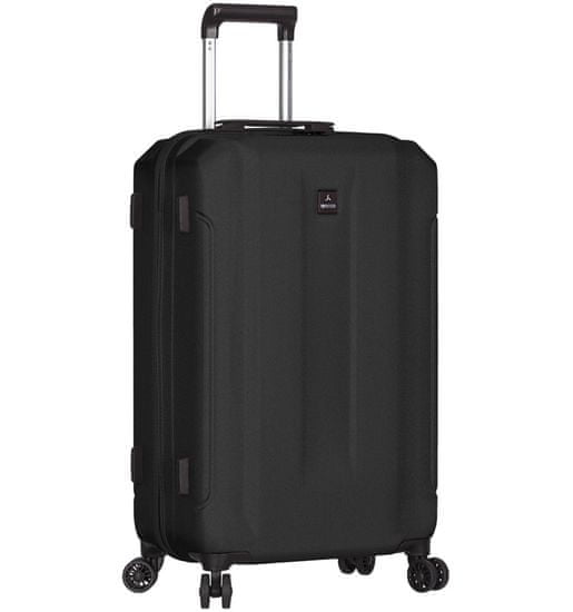 Sirocco Cestovní kufr T-1177/3-L ABS, černá - zánovní