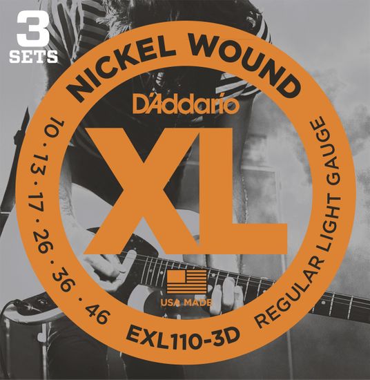 Daddario EXL110-3D Struny pro elektrickou kytaru