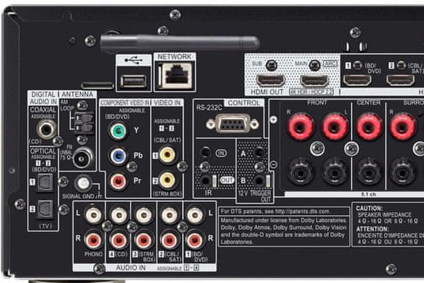 AV receiver Pioneer VSX-LX303 TuneIn rádia tidal deezer spotify streamovanie hudby
