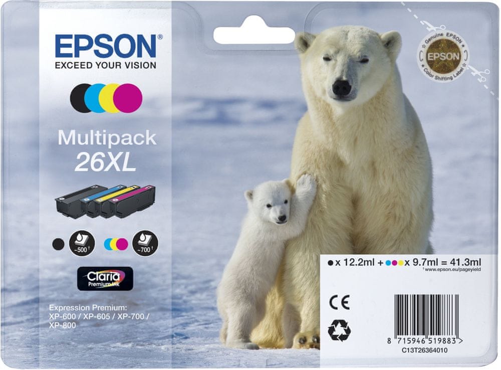 Levně Epson 26XL Multipack (C13T26364010)